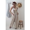 Rompers 2020 New Brand Women Casual Loose Cotton Linen Solid Pockets Jumpsuit Overalls Wide Leg Cropped.jpg 640x640 (2)