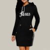 2022 Spring And Autumn Ladies Knee Length Dress Hooded Warm Sweatshirt Long Sleeve Camp Collar Pocket.jpg 640x640 (1)
