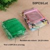 50 100pcs lot Organza Gift Bag For Jewelry 24 Colors Drawstring Pouches For Wedding Christmas Candy.jpg 640x640 (11)