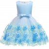 2019 Kids Tutu Birthday Princess Party Dress for Girls Infant Lace Children Bridesmaid Elegant Dress for 16