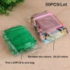 50 100pcs lot Organza Gift Bag For Jewelry 24 Colors Drawstring Pouches For Wedding Christmas Candy.jpg 640x640 (11)