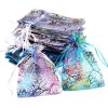 25pcs lot 50pcs lot Gift Bag Jewelry Packaging Organza Drawstring Bag Multi size Colorful Trees Printing.jpg