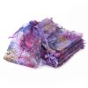 25pcs lot 50pcs lot Gift Bag Jewelry Packaging Organza Drawstring Bag Multi size Colorful Trees Printing.jpg 640x640 (3)