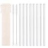 200 8mm Clear Glass Straws for Smoothies Cocktails Drinking Straws Healthy Reusable Eco Friendly Straws Drinkware.jpg 640x640