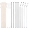 200 8mm Clear Glass Straws for Smoothies Cocktails Drinking Straws Healthy Reusable Eco Friendly Straws Drinkware.jpg 640x640 (9)