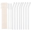 200 8mm Clear Glass Straws for Smoothies Cocktails Drinking Straws Healthy Reusable Eco Friendly Straws Drinkware.jpg 640x640 (8)