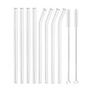 200 8mm Clear Glass Straws for Smoothies Cocktails Drinking Straws Healthy Reusable Eco Friendly Straws Drinkware.jpg 640x640 (6)
