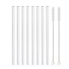 200 8mm Clear Glass Straws for Smoothies Cocktails Drinking Straws Healthy Reusable Eco Friendly Straws Drinkware.jpg 640x640 (4)