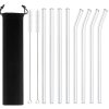 200 8mm Clear Glass Straws for Smoothies Cocktails Drinking Straws Healthy Reusable Eco Friendly Straws Drinkware.jpg 640x640 (12)