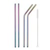 Rainbow Color Reusable Metal Straws Set with Cleaner Brush 304 Stainless Steel Drinking Straw Milk Drinkware.jpg 640x640 (4)