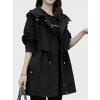 YISOLIFE Women s Hooded Jacket Mid Length Jackets Full Zip Trench Coat with Drawcord at Waist.jpg 640x640 (2)