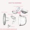 YOUHA Electric Breast Pump Replacement Accessory 2 Pcs Connector Soft Food Grade Silicone for THE INS.jpg (1)