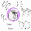 YOUHA Electric Breast Pump Replacement Accessory 2 Pcs Connector Soft Food Grade Silicone for THE INS.jpg
