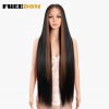 FREEDOM Synthetic Lace Front Wigs For Women Straight Hair Synthetic Lace Wigs 38 Inch Ombre Long.jpg 640x640 (23)