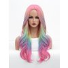 Rainbow Synthetic Wig for Woman Long Body Wave Hair Cosplay Lolita Party Natural Heat Resistant Wigs.jpg