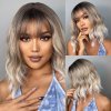 Grey Wavy Bob Wigs With Bangs Short Blonde Wavy Bob With Dark Roots For Party Use.jpg 640x640 (19)