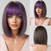 Short Wine Red Bob Wigs For Women Burgundy Bob Wigs With Thick Bangs Heat Resistant Synthetic.jpg 640x640 (7)