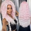 Ash Blonde Wig Synthetic Long Curly Hair Wigs for Women Fluffy Ombre Hairstyle Wave Wig Costume.jpg 640x640 (17)