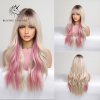 Blonde Unicorn Synthetic Long Wavy Wig Ombre Purple to Blue For WOMEN Cosplay halloween Wigs Heat.jpg 640x640 (13)