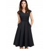 Nice forever Brief Elegant Solid Color Sleeveless vestidos with Pocket A Line Women Flare Dress A196.jpg 640x640