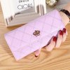 Women Wallet Lady Clutch Leather Plaid Hasp Female Wallets Long Length Card Holder Phone Bag Money.jpg 640x640 (5)