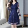 Lace Summer Dress Women 2023 New Short Sleeve Floral Elegant Party Dress Female Vestidos Mujer Red.jpg 640x640 (10)