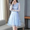Lace Summer Dress Women 2023 New Short Sleeve Floral Elegant Party Dress Female Vestidos Mujer Red.jpg 640x640 (7)