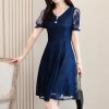 Lace Summer Dress Women 2023 New Short Sleeve Floral Elegant Party Dress Female Vestidos Mujer Red.jpg 640x640 (16)