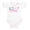 Body krátký rukáv s vtipným textem Baby Nellys, Lituji dámy, můj táta je zadaný, vel. 74 (Velikost koj oblečení 80 (9-12m))