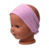 Lehká mušelínová čelenka Bandana, růžová (Velikost 104/110 (3-5r))
