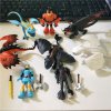 8 Pieces Lot How to Train Your Dragon 3 Toothless Light Fury Night Fury Action figure 5
