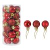1 Box 3 6cm Gold Plastic Christmas Ball New Year Xmas Tree Gift Pendants Ornament 2024.jpg 640x640 (4)