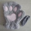 Cute Fluffy Cat Paw Claw Fingerless Gloves Warm Soft Plush Fingerless Panda Mittens Half Finger Women.jpg 640x640 (2)