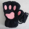 Cute Fluffy Cat Paw Claw Fingerless Gloves Warm Soft Plush Fingerless Panda Mittens Half Finger Women.jpg 640x640 (1)
