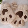 Cute Fluffy Cat Paw Claw Fingerless Gloves Warm Soft Plush Fingerless Panda Mittens Half Finger Women.jpg 640x640