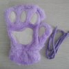 Cute Fluffy Cat Paw Claw Fingerless Gloves Warm Soft Plush Fingerless Panda Mittens Half Finger Women.jpg 640x640 (12)
