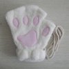 Cute Fluffy Cat Paw Claw Fingerless Gloves Warm Soft Plush Fingerless Panda Mittens Half Finger Women.jpg 640x640 (10)