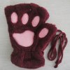 Cute Fluffy Cat Paw Claw Fingerless Gloves Warm Soft Plush Fingerless Panda Mittens Half Finger Women.jpg 640x640 (8)