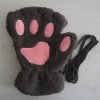 Cute Fluffy Cat Paw Claw Fingerless Gloves Warm Soft Plush Fingerless Panda Mittens Half Finger Women.jpg 640x640 (13)