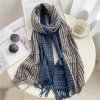 Luxury Plaid Scarf Winter Warm Cashmere Women Long Pashmina Foulard Female Scarves Lady Tassel Shawl Wraps.jpg 640x640 (6)