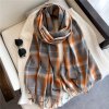 Luxury Plaid Scarf Winter Warm Cashmere Women Long Pashmina Foulard Female Scarves Lady Tassel Shawl Wraps.jpg 640x640 (10)