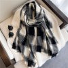 Luxury Plaid Scarf Winter Warm Cashmere Women Long Pashmina Foulard Female Scarves Lady Tassel Shawl Wraps.jpg 640x640 (27)