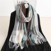 Luxury Plaid Scarf Winter Warm Cashmere Women Long Pashmina Foulard Female Scarves Lady Tassel Shawl Wraps.jpg 640x640 (25)