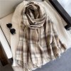 Luxury Plaid Scarf Winter Warm Cashmere Women Long Pashmina Foulard Female Scarves Lady Tassel Shawl Wraps.jpg 640x640 (22)