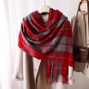 Luxury Plaid Scarf Winter Warm Cashmere Women Long Pashmina Foulard Female Scarves Lady Tassel Shawl Wraps.jpg 640x640 (5)