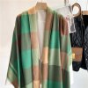 Luxury Plaid Scarf Winter Warm Cashmere Women Long Pashmina Foulard Female Scarves Lady Tassel Shawl Wraps.jpg 640x640 (17)