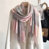 Luxury Plaid Scarf Winter Warm Cashmere Women Long Pashmina Foulard Female Scarves Lady Tassel Shawl Wraps.jpg 640x640 (16)