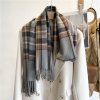 Luxury Plaid Scarf Winter Warm Cashmere Women Long Pashmina Foulard Female Scarves Lady Tassel Shawl Wraps.jpg 640x640 (28)
