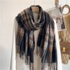 Luxury Plaid Scarf Winter Warm Cashmere Women Long Pashmina Foulard Female Scarves Lady Tassel Shawl Wraps.jpg 640x640 (32)