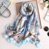 2023 Luxury Sunscreen 180 90Cm Silk Scarf Women Designer Popular Print Shawls New Hijab Foulard Pashmina.jpg 640x640 (8)